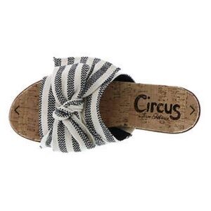 Sam Edelman Circus 8.5 Bow Slip On Ninette Black/Ivory New